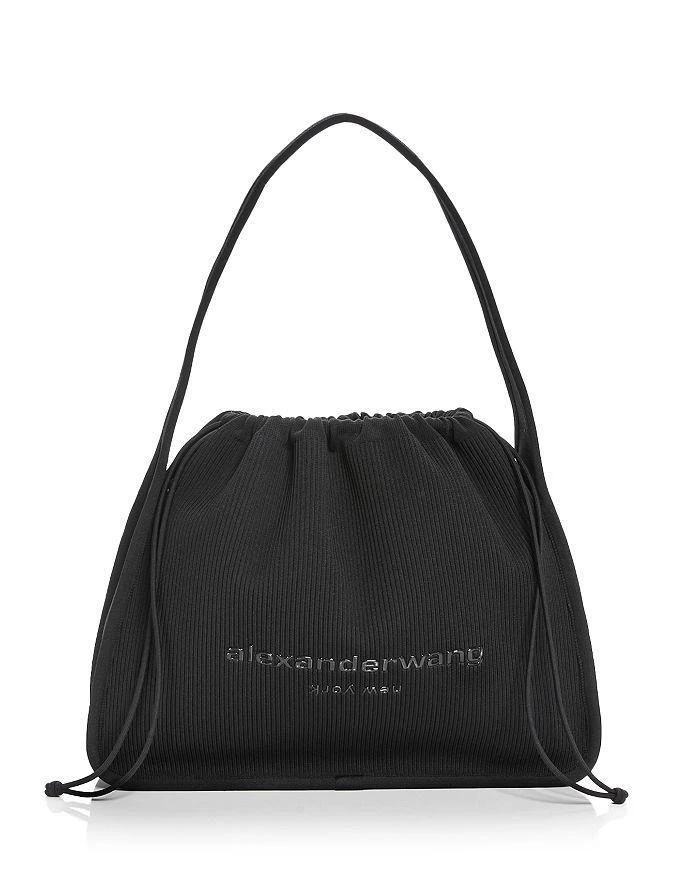 商品Alexander Wang|Ryan Large Drawstring Shoulder Bag,价格¥3687,第1张图片详细描述