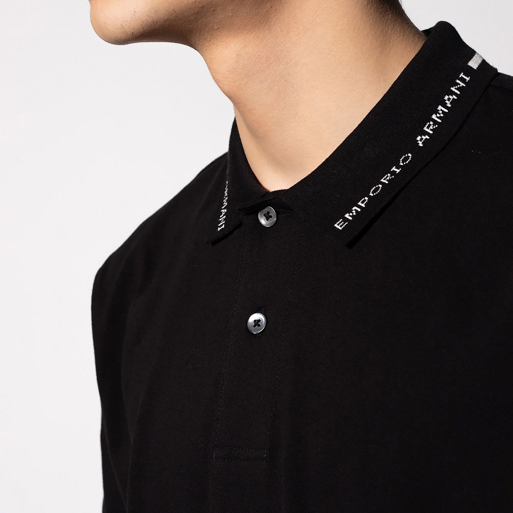 EMPORIO ARMANI 男黑色短袖T恤 3K1FA4-1JPTZ-0040商品第2张图片规格展示