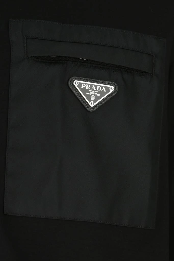 商品Prada|Black stretch cotton sweatshirt,价格¥10369,第2张图片详细描述