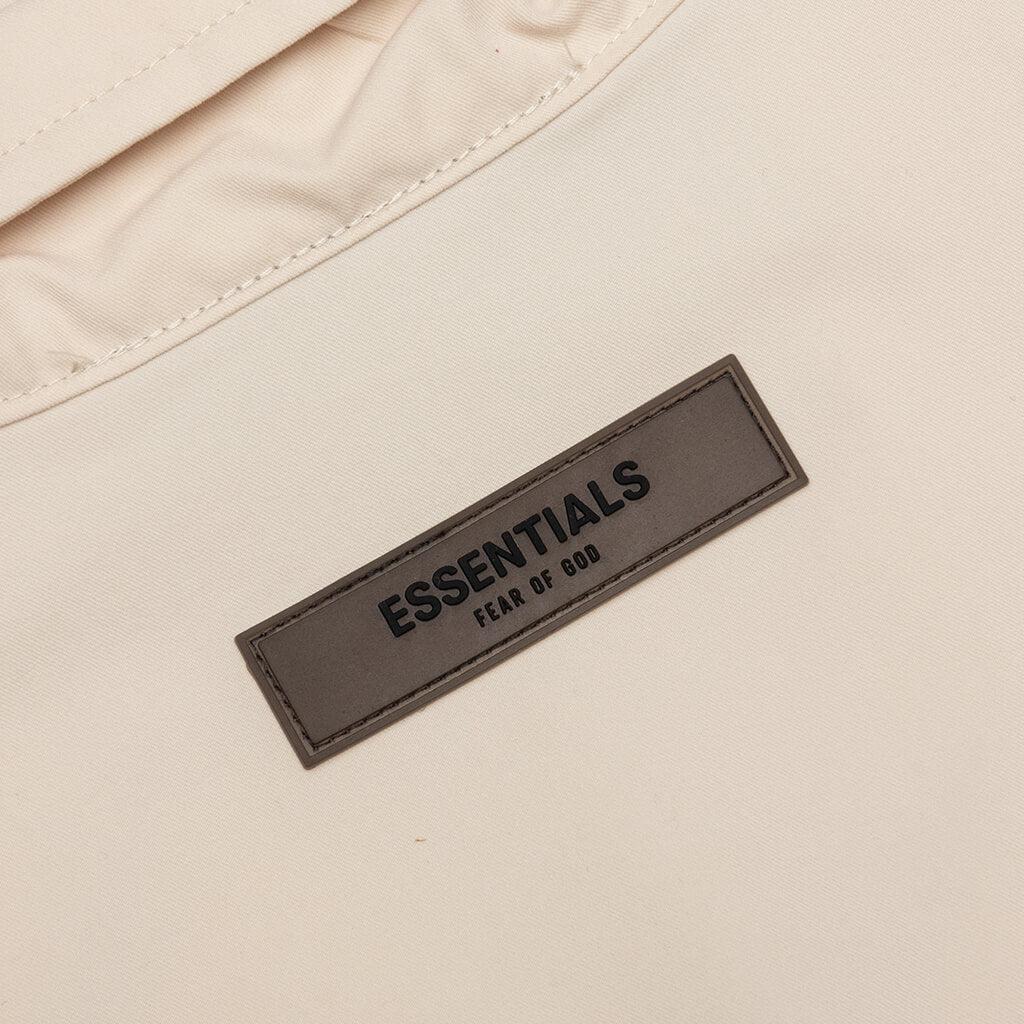 商品Essentials|Fear of God Essentials Lined Coaches Jacket - Egg Shell,价格¥1217,第6张图片详细描述