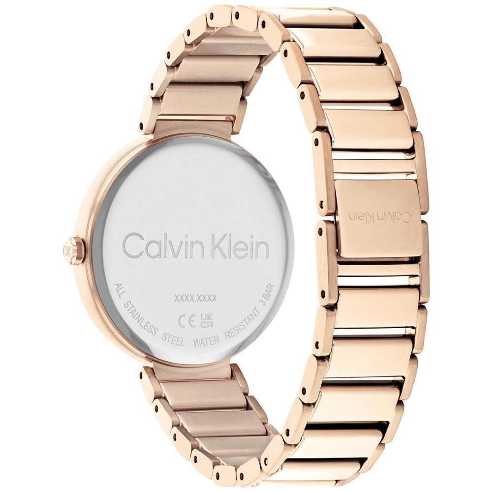 商品Calvin Klein|Rose Gold-Tone Bracelet Watch 36mm,价格¥923,第5张图片详细描述