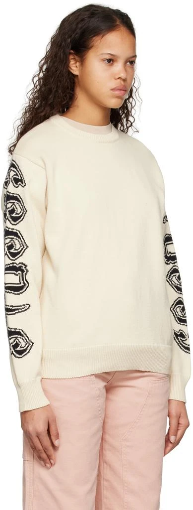 商品STUSSY|Off-White Intarsia Sweater,价格¥822,第2张图片详细描述