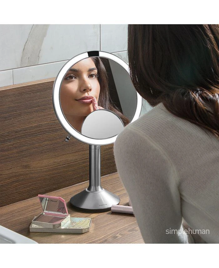 商品simplehuman|10" Sensor Makeup Mirror, Trio Magnification & Adjustable Brightness,价格¥2220,第5张图片详细描述