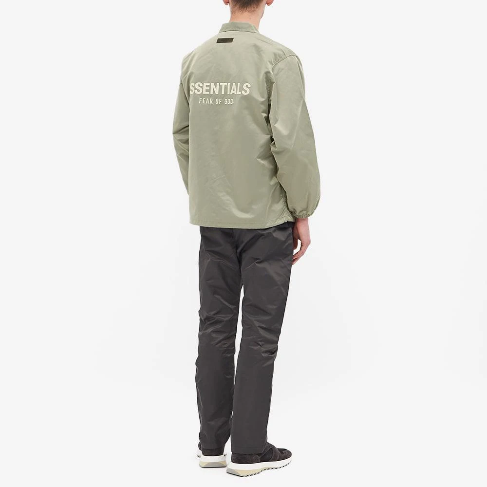 商品Essentials|Fear of God ESSENTIALS ESS Logo Coach Jacket - Seafoam,价格¥1388,第4张图片详细描述