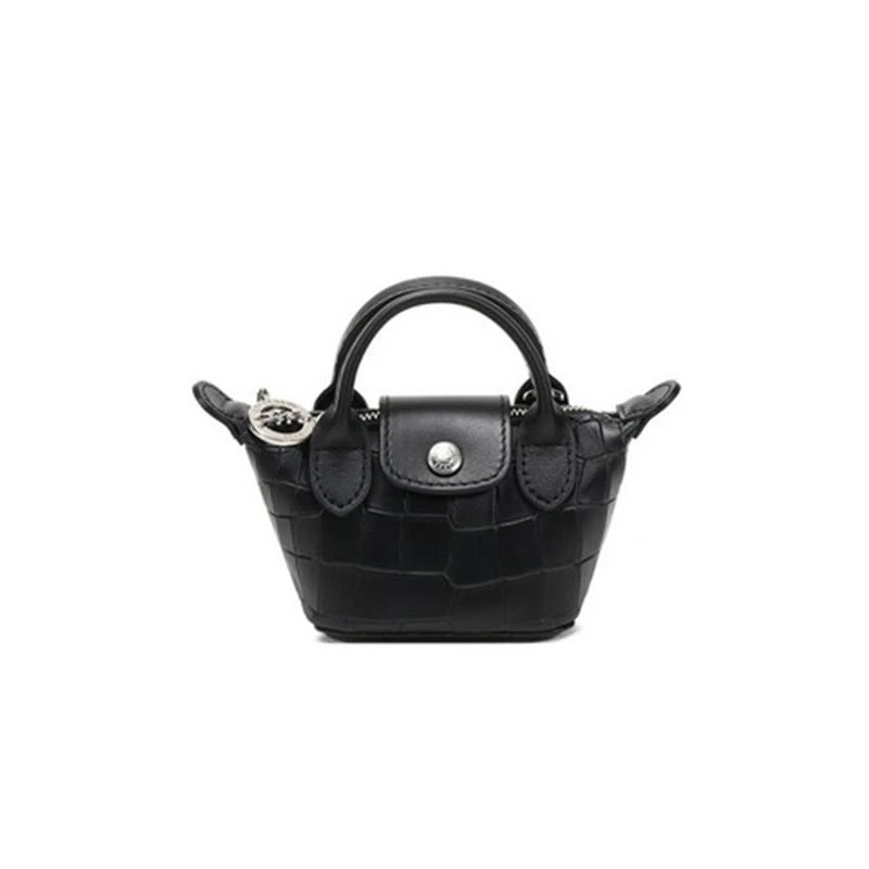 商品[国内直发] Longchamp|珑骧 LONGCHAMP 奢侈品女士皮革斜跨包黑色10099 HMV 001,价格¥1392,第2张图片详细描述