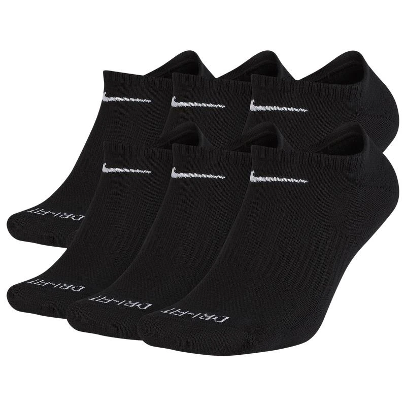 商品NIKE|Nike 6 Pack Dri-FIT Plus No Show Socks - Men's,价格¥174,第1张图片