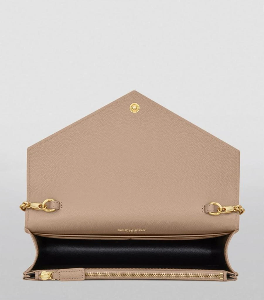 商品Yves Saint Laurent|Monogram Matelassé Envelope Chain Wallet,价格¥8505,第3张图片详细描述