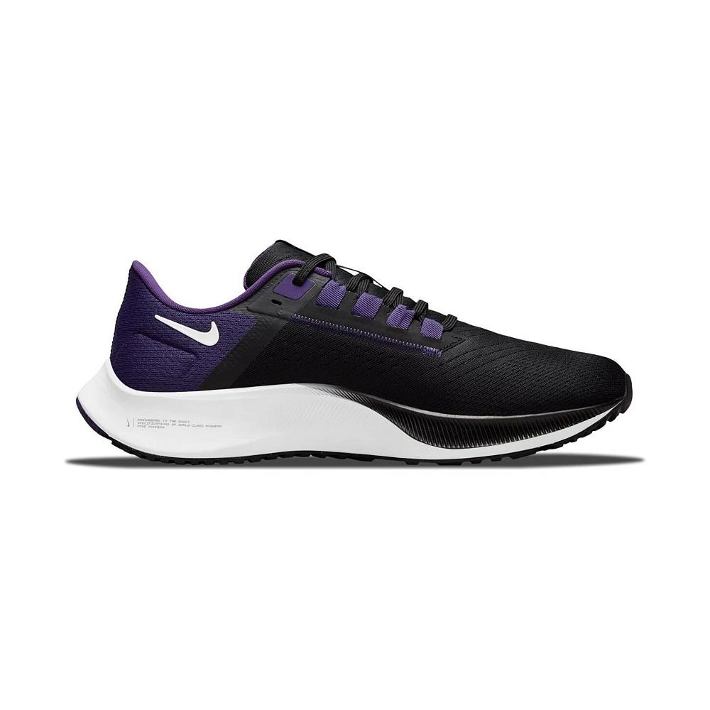 商品NIKE|Men's and Women's Black TCU Horned Frogs Zoom Pegasus 38 Running Shoe,价格¥973,第2张图片详细描述