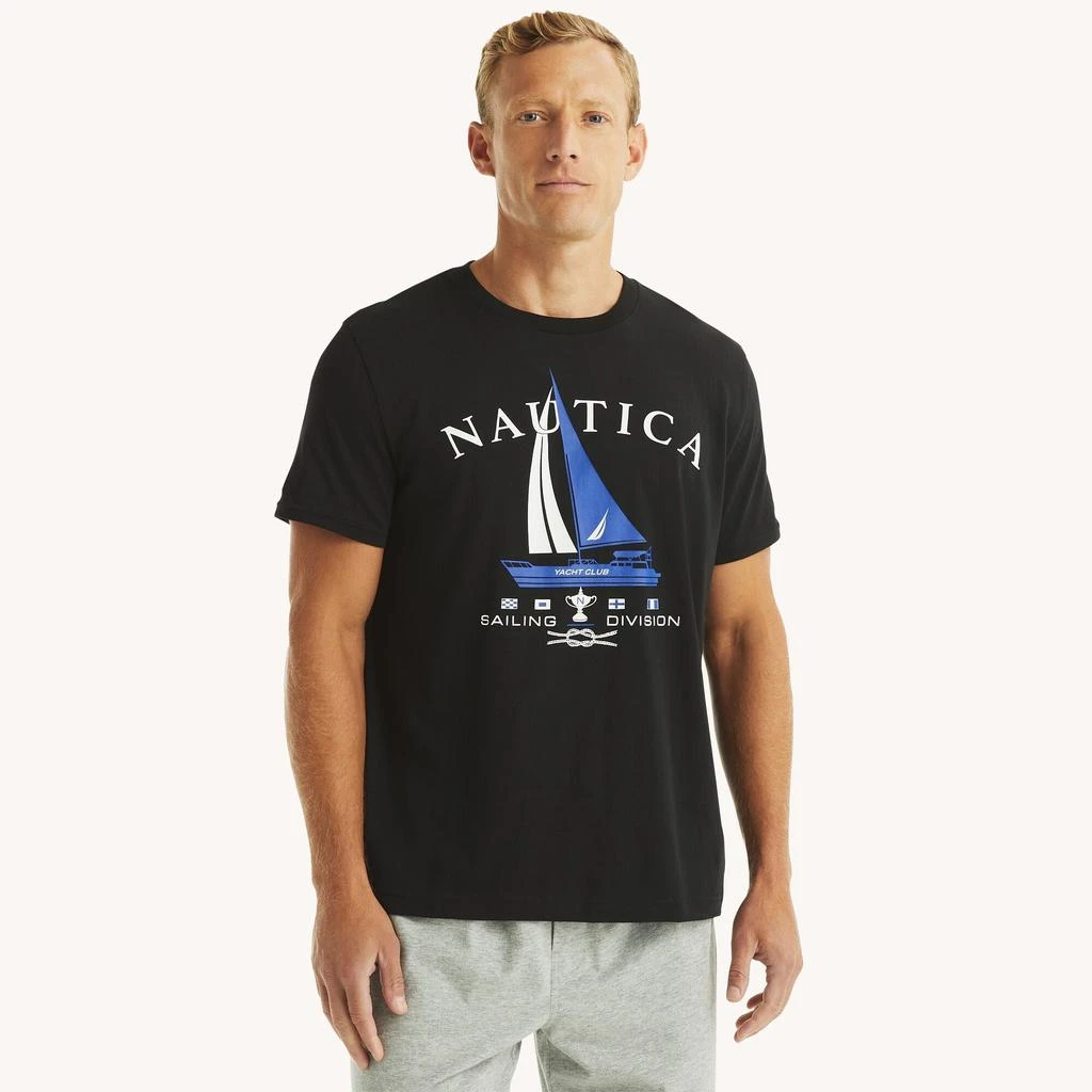 商品Nautica|Mens Sailing Division Sleep T-Shirt,价格¥80,第4张图片详细描述