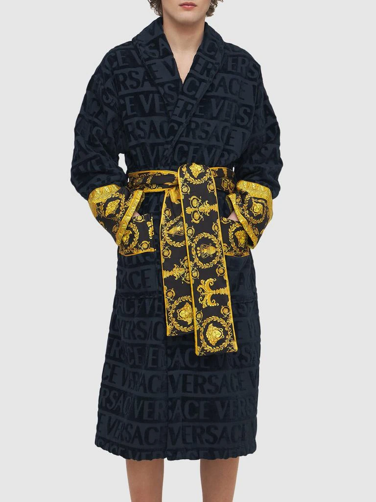 商品Versace|Barocco & Robe Bathrobe,价格¥4234,第2张图片详细描述