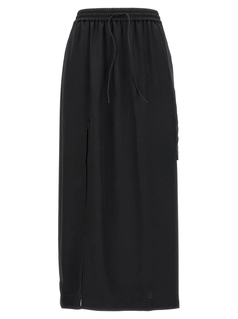 商品Y-3|Y-3 Drawstring Side-Slit Skirt,价格¥1800,第1张图片