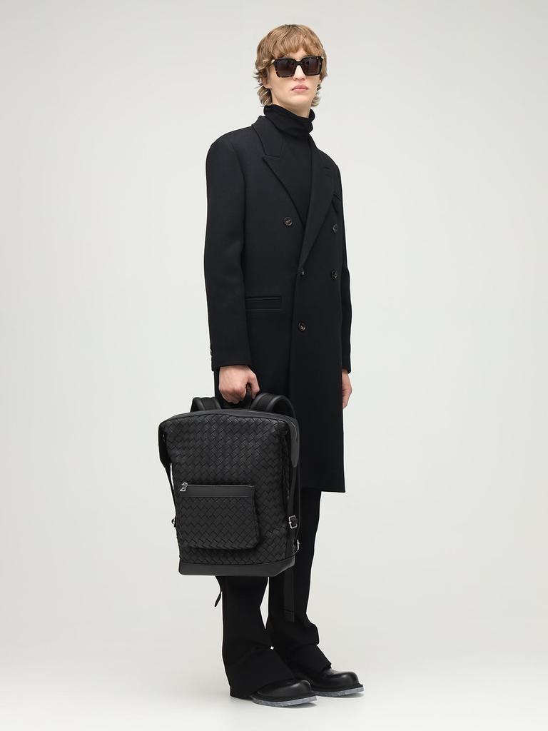 商品Bottega Veneta|Intreccio Hydrology Leather Backpack,价格¥27342,第1张图片