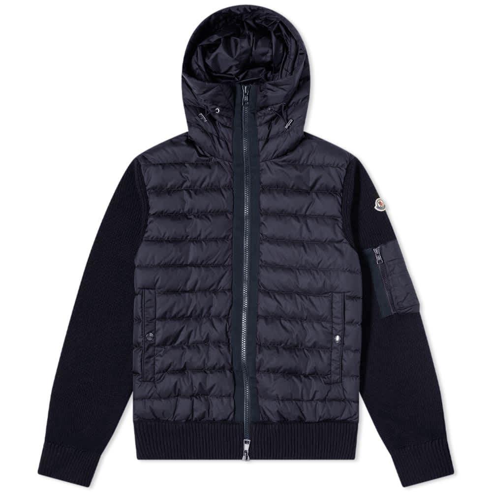 Moncler Hooded Down Knit Jacket商品第1张图片规格展示