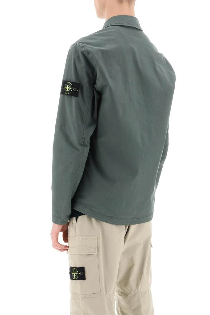 商品Stone Island|supima cotton twill stretch-tc overshirt,价格¥2068,第3张图片详细描述