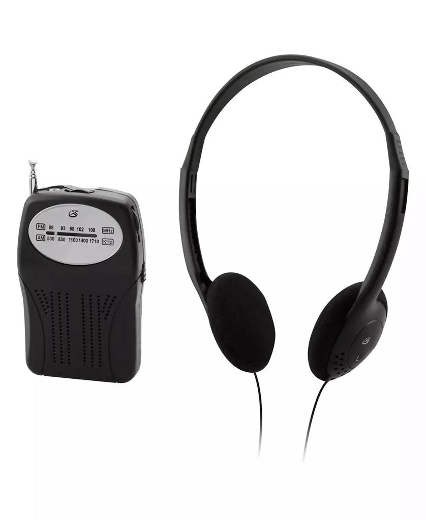 商品GPX|AM and FM Handheld Radio with Headphones,价格¥113,第1张图片