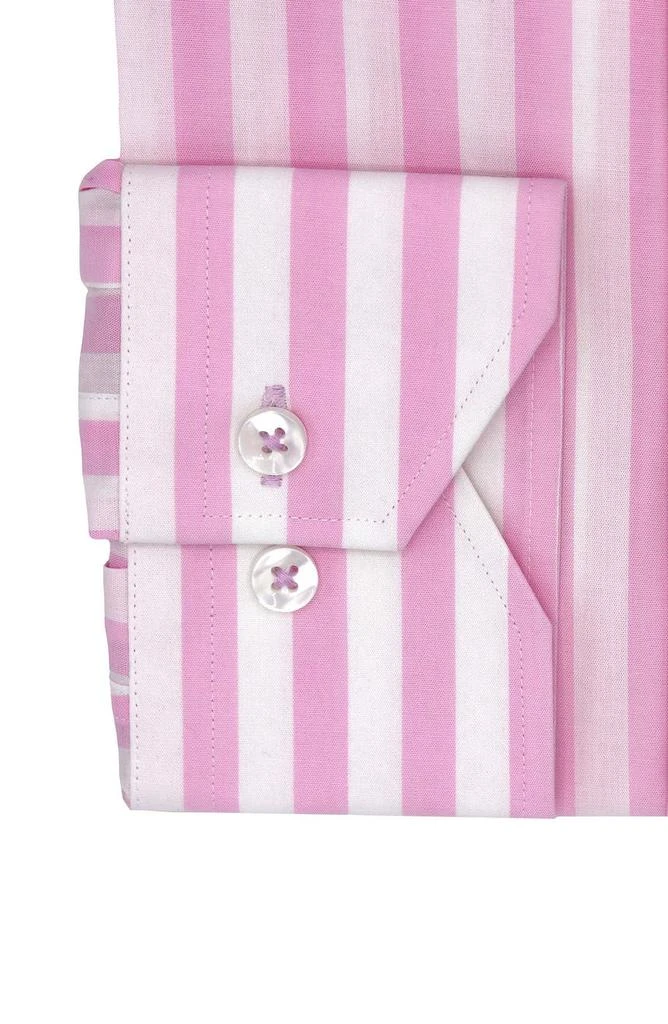 商品Lorenzo Uomo|Wide Stripe Trim Fit Dress Shirt,价格¥228,第2张图片详细描述