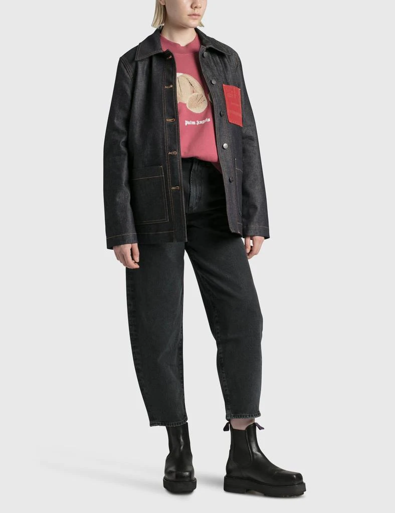 商品Palm Angels|Bandana Pocket Workwear Jkt Blue Red,价格¥1182,第4张图片详细描述
