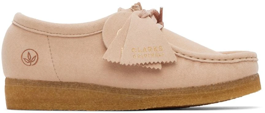 商品Clarks|Pink Faux-Suede Wallabee Oxfords,价格¥685,第1张图片
