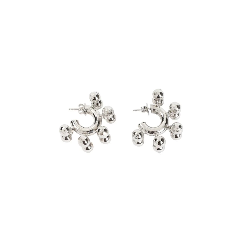 商品Hugo Kreit|Silver Big Bang Hoops Brass Earrings,价格¥1965,第2张图片详细描述