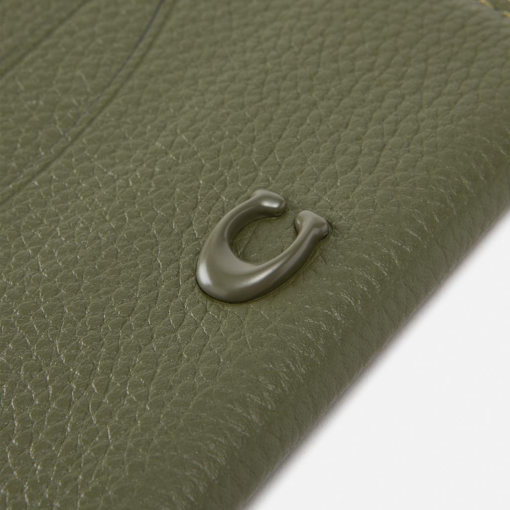 商品Coach|Coach Pebble-Grain Leather Card Holder,价格¥696,第5张图片详细描述