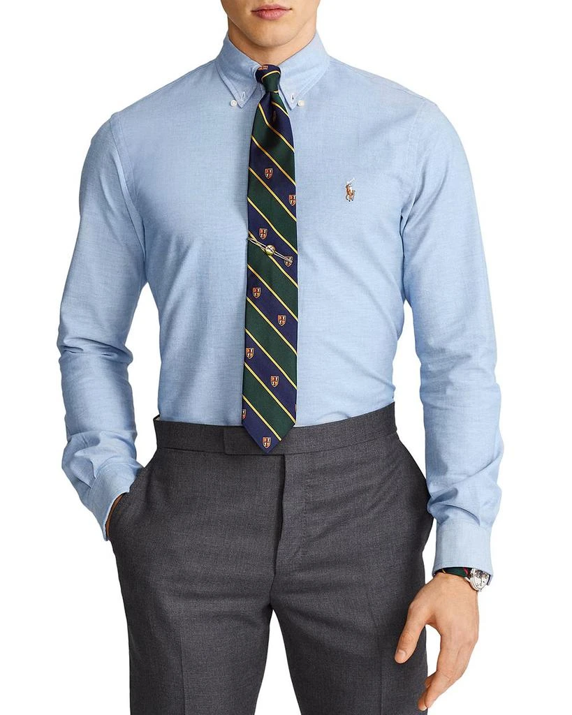 商品Ralph Lauren|Long Sleeve Cotton Oxford Button Down Shirt - Classic & Slim Stretch Fits,价格¥937,第1张图片详细描述