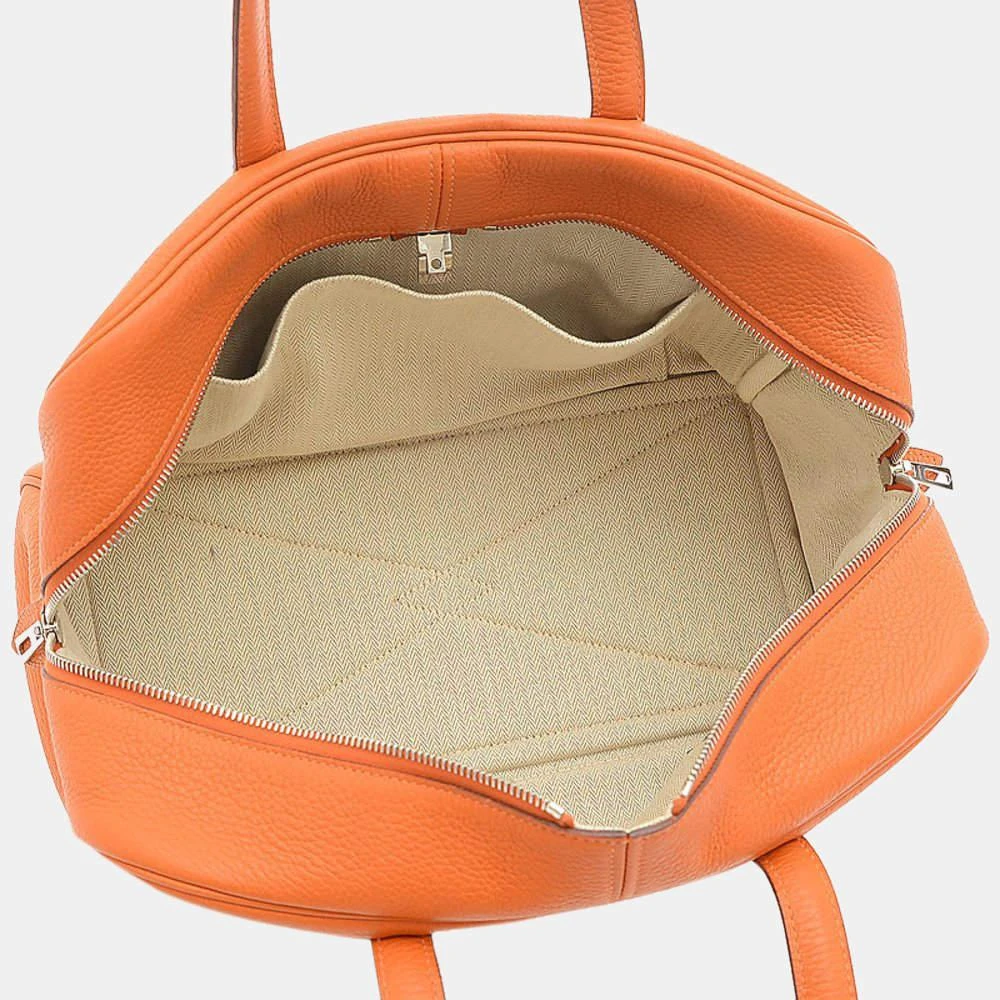 商品[二手商品] Hermes|Hermes Victoria Elan 38 Taurillon Clemence Orange K Engraved Handbag,价格¥23153,第3张图片详细描述