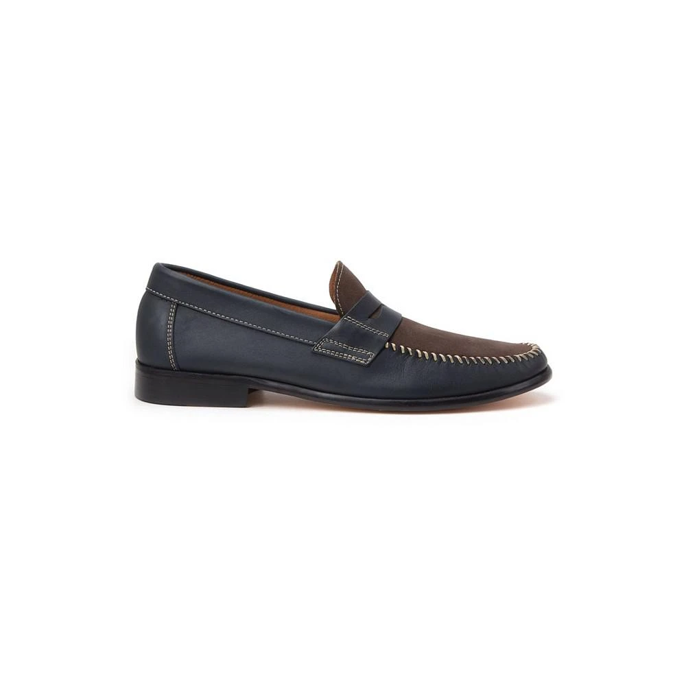 商品Sandro Moscoloni|Whip Stitch Moc Toe Penny Strap Slip-On,价格¥1336,第4张图片详细描述