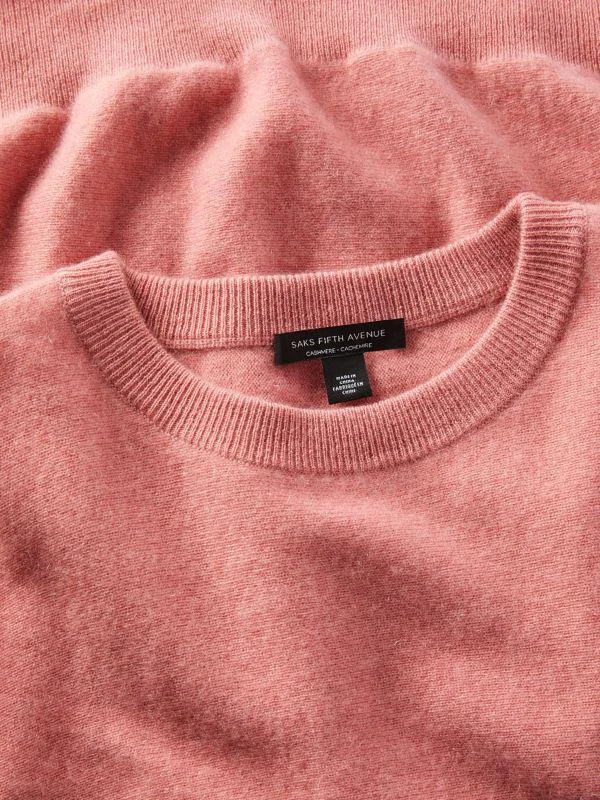 商品Saks Fifth Avenue|Dolman Sleeve Crewneck 100% Cashmere Sweater,价格¥450,第3张图片详细描述