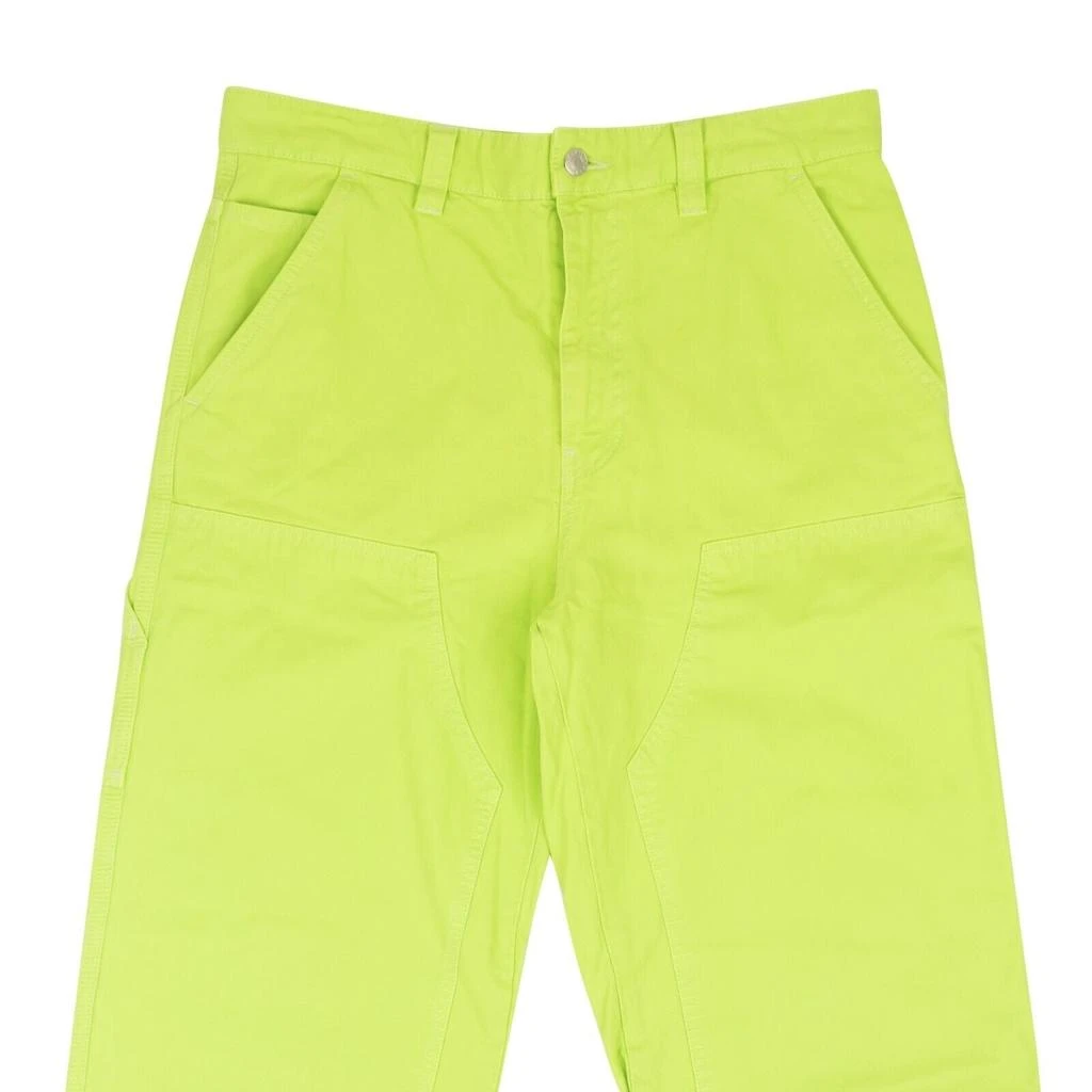 商品STUSSY|Neon Yellow Cotton Dyed Canvas Casual Work Pants,价格¥868,第2张图片详细描述