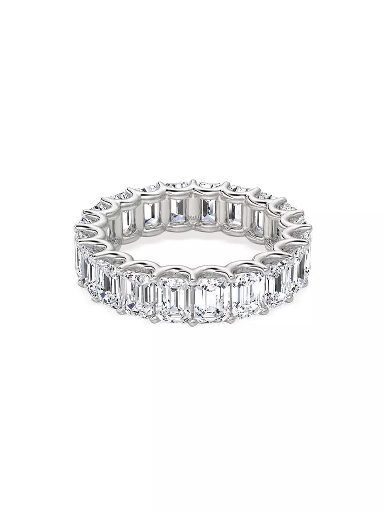 商品VRAI|Eternity Bands 14K White Gold & 5.00 TCW Lab-Grown Diamond Emerald Eternity Band,价格¥33735,第1张图片