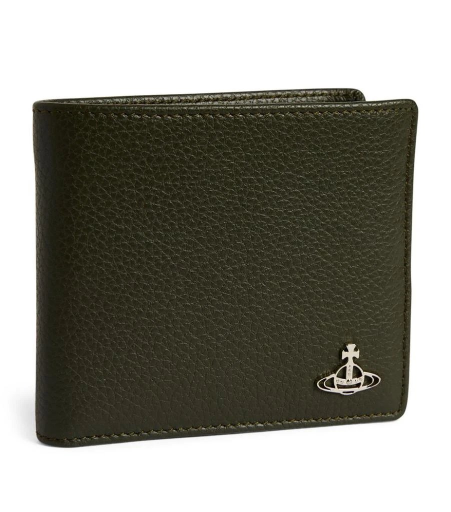 商品Vivienne Westwood|Leather Orb Bifold Wallet,价格¥934,第1张图片