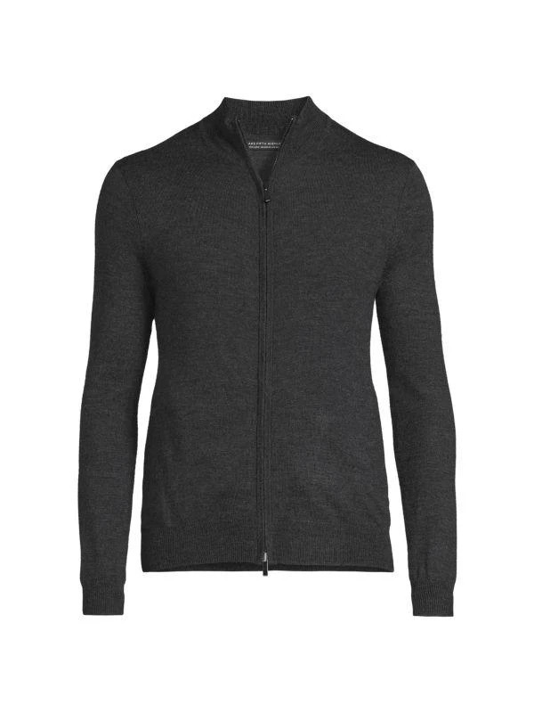 商品Saks Fifth Avenue|Essential Merino Blend Full Zip,价格¥226,第3张图片详细描述