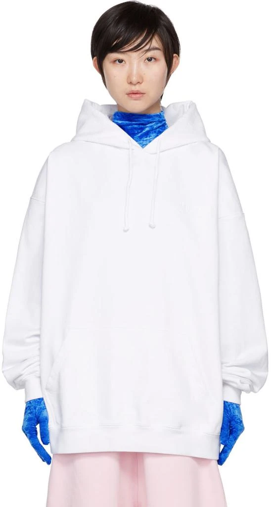 商品Vetements|白色徽标连帽衫,价格¥2502,第1张图片