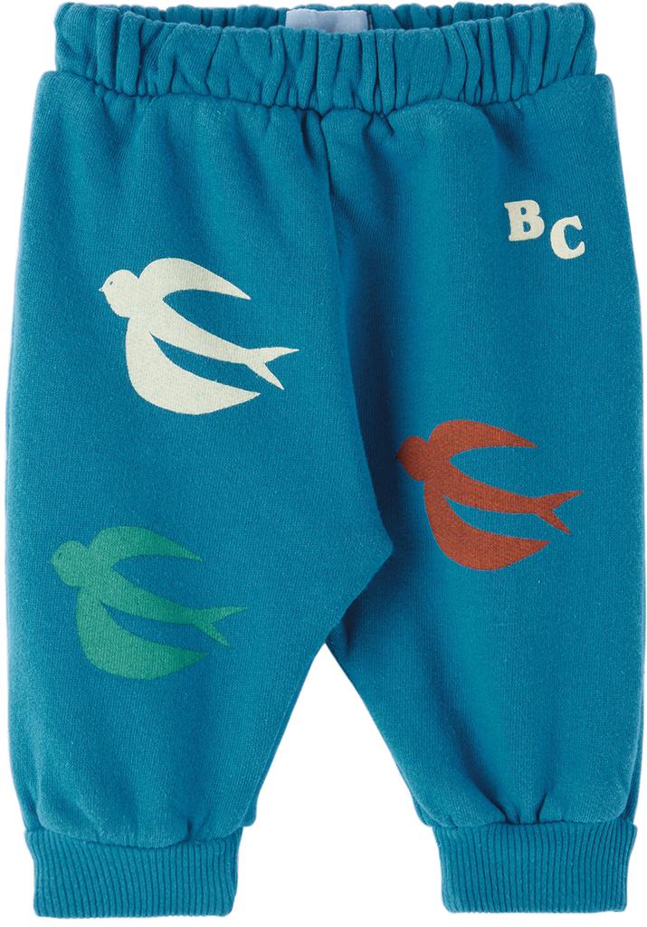 Baby Blue Birds Lounge Pants商品第1张图片规格展示