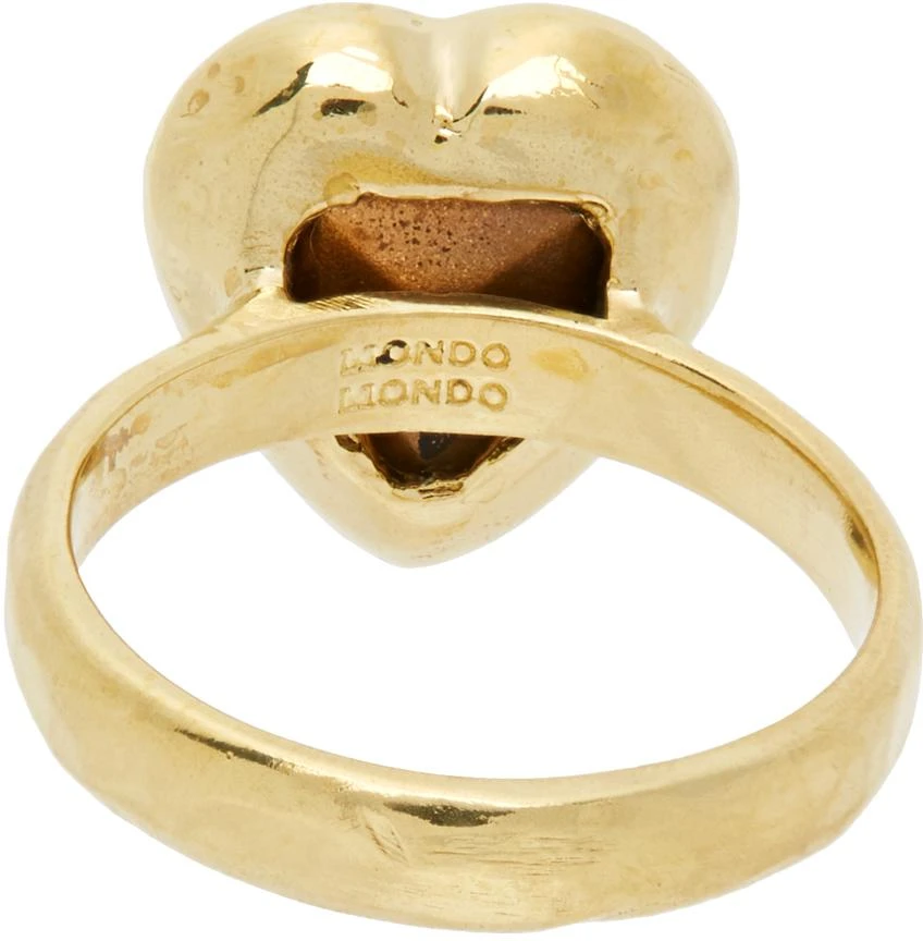 商品Mondo Mondo|金色 & 蓝色 Lovely 戒指,价格¥1817,第4张图片详细描述