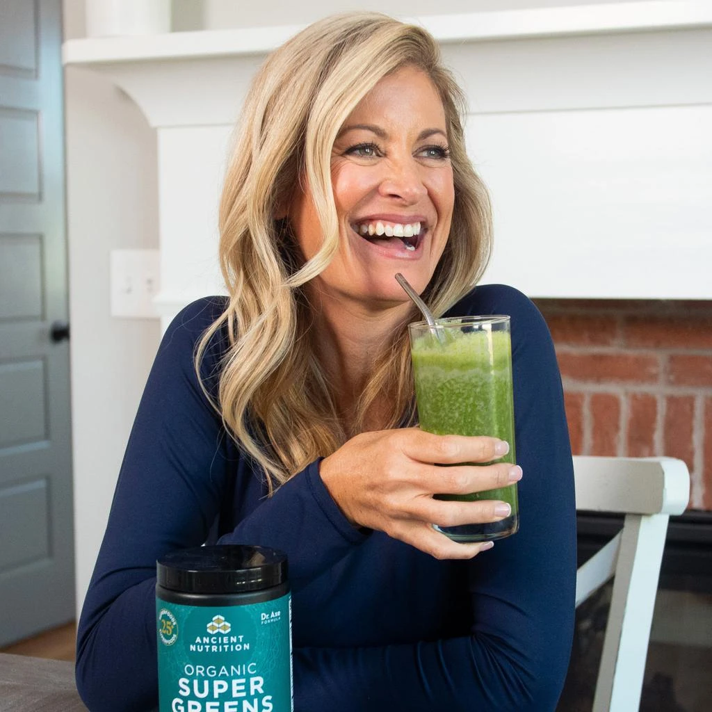 商品Ancient Nutrition|Organic SuperGreens + Collagen | Powder (25 Servings),价格¥455,第3张图片详细描述