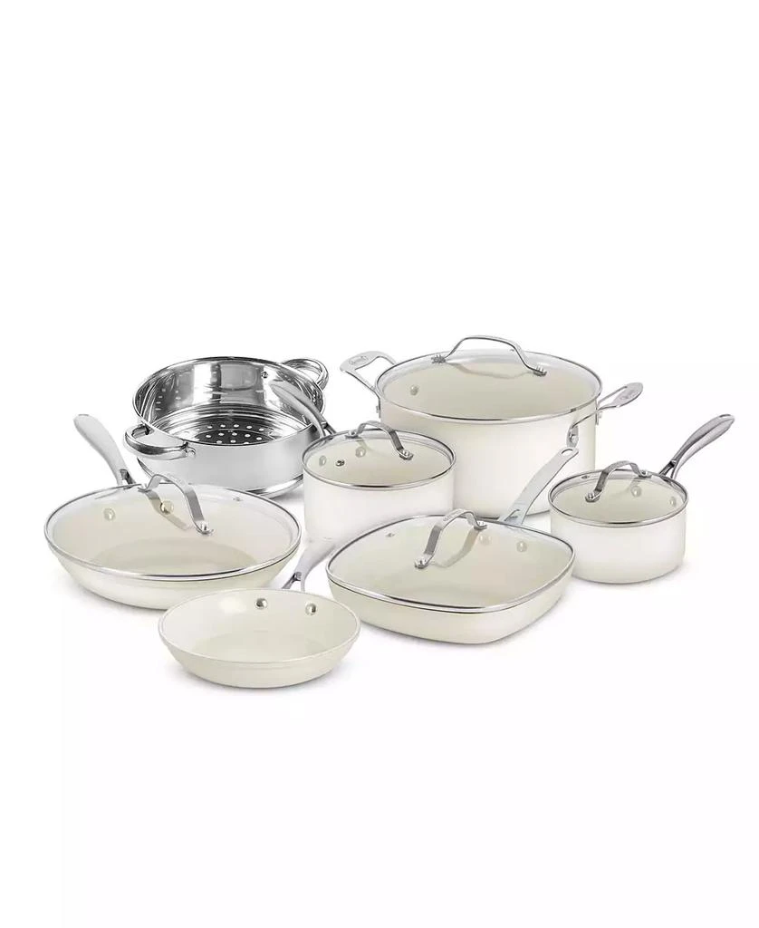 商品Gotham Steel|Natural Collection Ceramic Coating Non-Stick 12-Piece Cookware Set,价格¥1333,第1张图片
