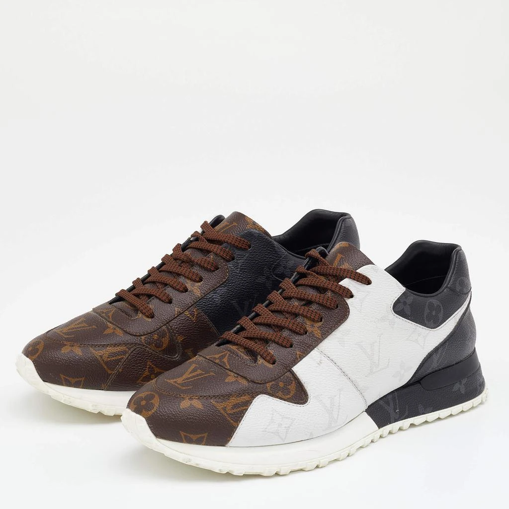 商品[二手商品] Louis Vuitton|Louis Vuitton Tri-Color Monogram Canvas Run Away Low Top Sneakers Size 40.5,价格¥5612,第2张图片详细描述
