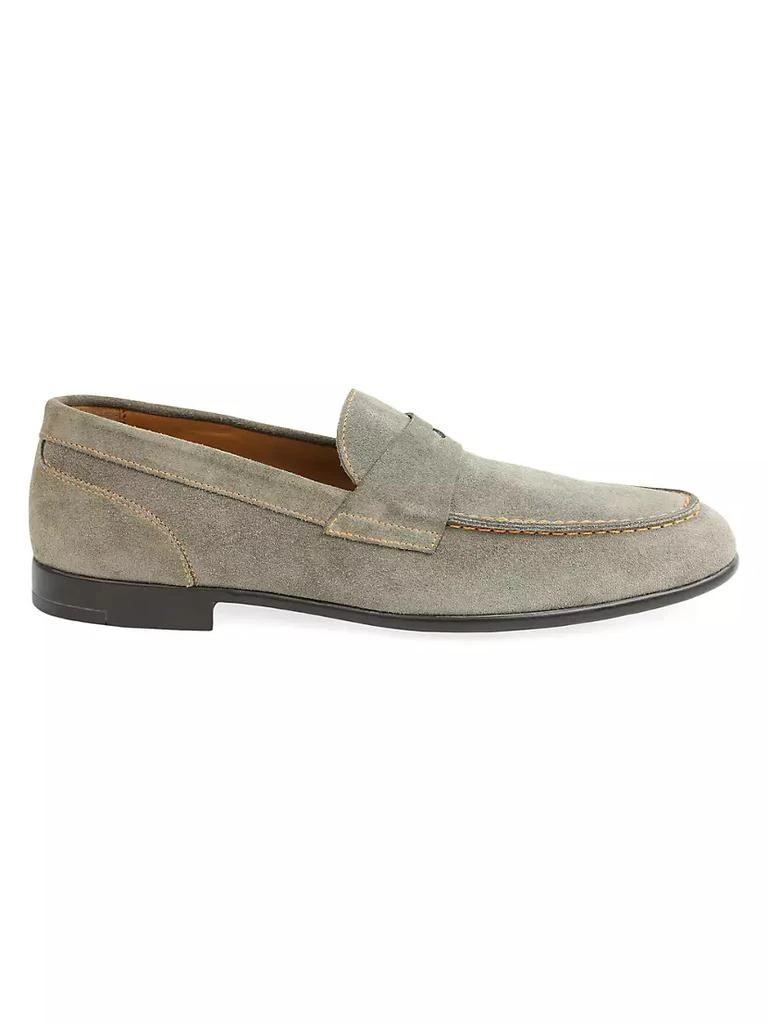 商品Bruno Magli|Silas Suede Loafers,价格¥2236,第1张图片