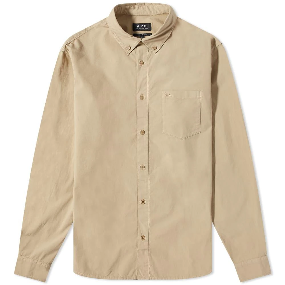 商品A.P.C.|A.P.C. Edouard Button Down Logo Shirt,价格¥791,第1张图片
