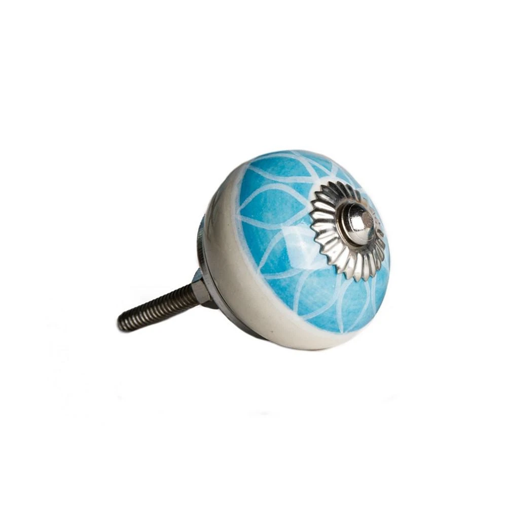 商品KNOB-IT|Handpainted Ceramic Knob Set of 12,价格¥471,第3张图片详细描述