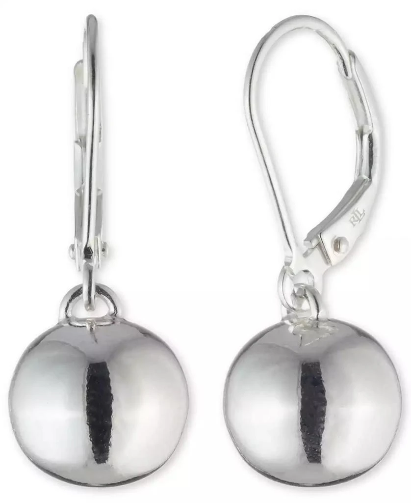 商品Ralph Lauren|Bead Drop Earrings in Sterling Silver,价格¥512,第1张图片