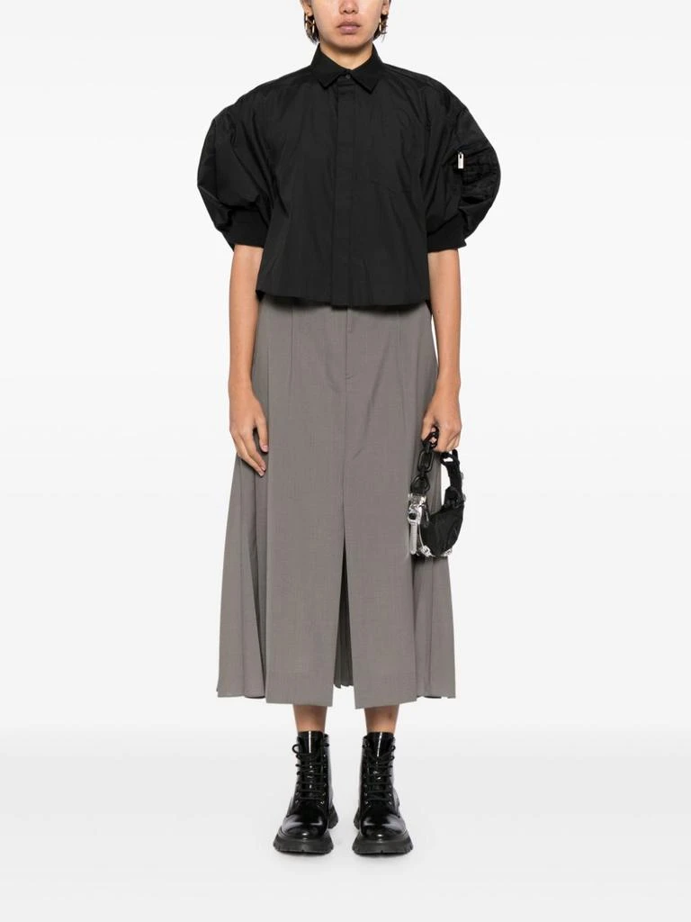 商品Sacai|COTTON AND NYLON SHIRT,价格¥3293,第5张图片详细描述