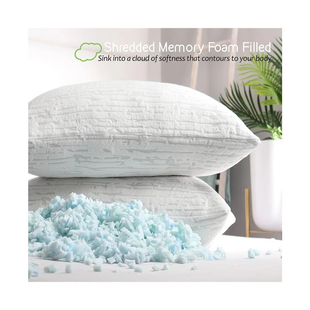 商品Clara Clark|Shredded Memory Foam Pillow,价格¥374,第3张图片详细描述