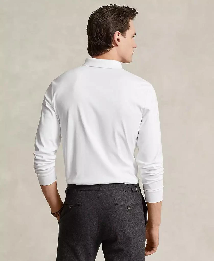 商品Ralph Lauren|男士经典版型长袖柔软棉质 Polo 衫,价格¥343,第2张图片详细描述