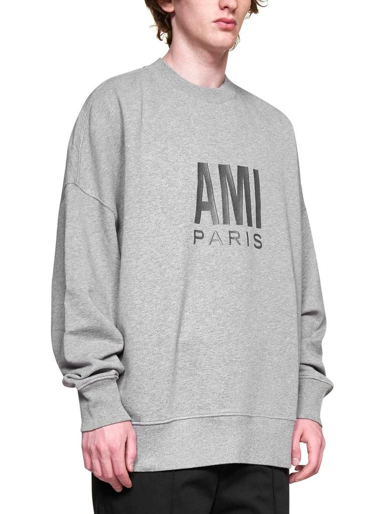 商品AMI|AMI Logo Printed Crewneck Sweatshirt,价格¥1006,第5张图片详细描述