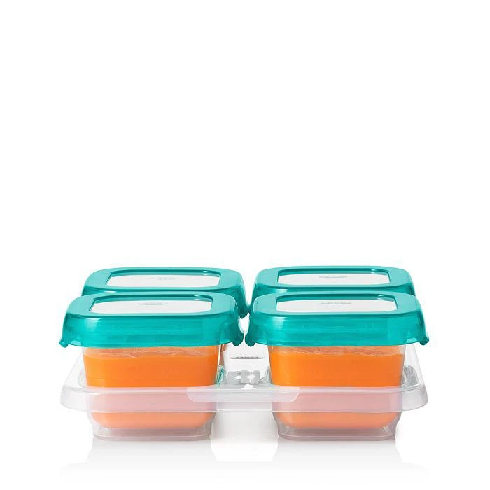 商品OXO|Tot 4-Piece Baby Blocks Freezer Storage Containers,价格¥90,第3张图片详细描述