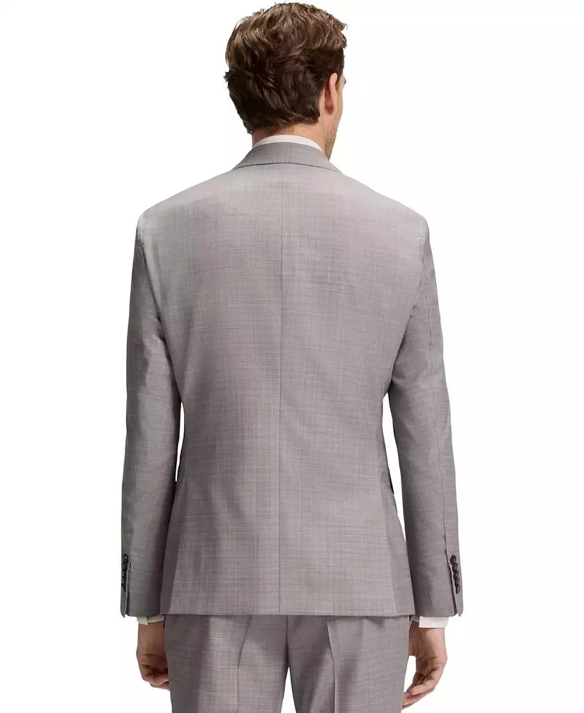商品Hugo Boss|Men's Checked Virgin Wool Regular-Fit Suit,价格¥14146,第2张图片详细描述