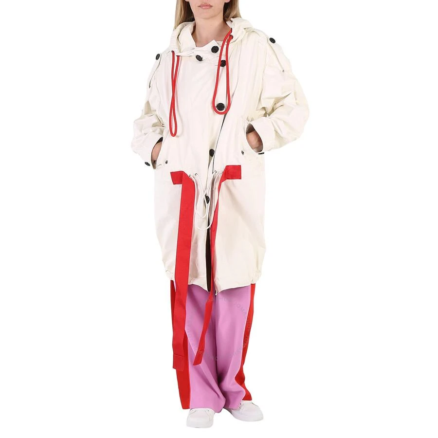 商品Burberry|Ladies Natural White Lakehall Leather Anorak,价格¥4770,第2张图片详细描述