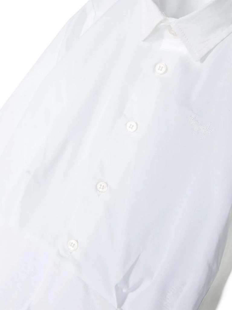 商品IL GUFO|Il Gufo White Cotton Poplin Body Shirt,价格¥902,第3张图片详细描述